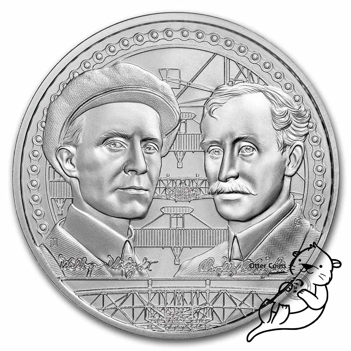 Icons of Inspiration Wright Brothers 1 oz Silbermünze 2022*