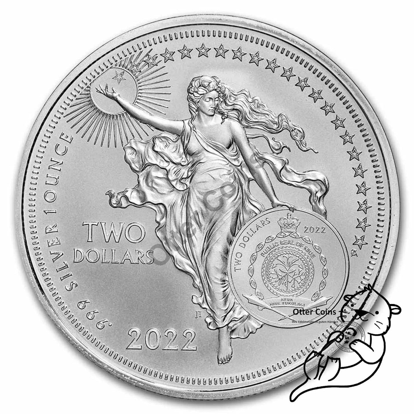 Icons of Inspiration Wright Brothers 1 oz Silbermünze 2022*