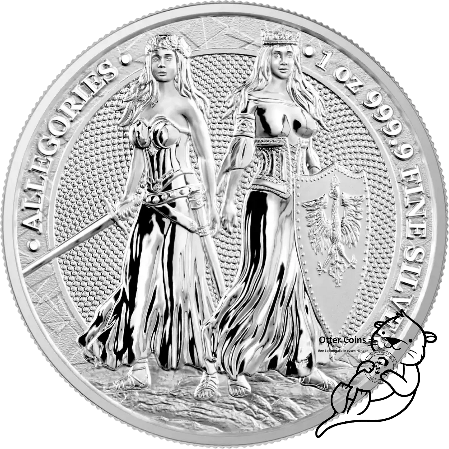 Polonia & Germania 2022 1oz Silbermünze