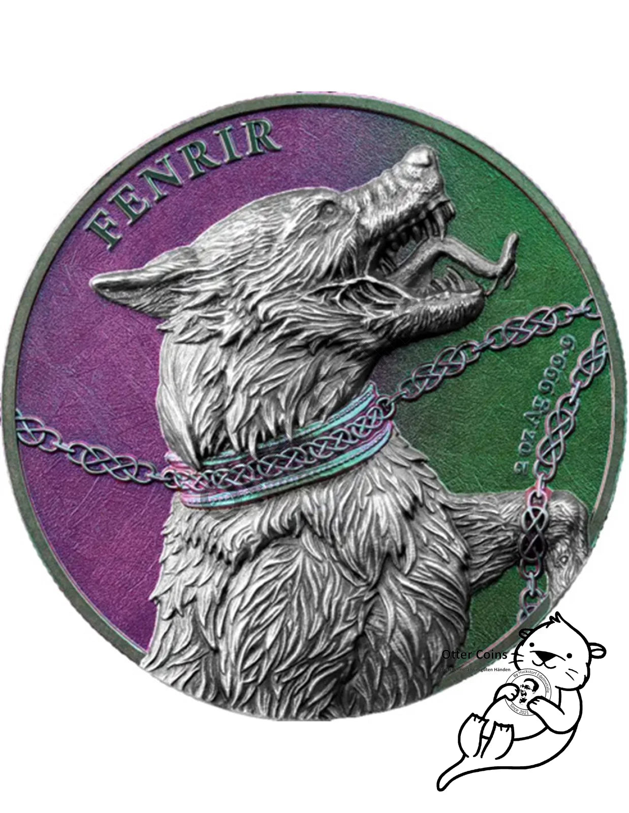 Fenrir 2022 2oz High - Relief Silbermünze