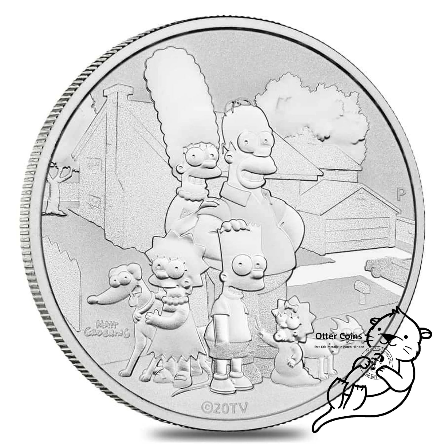 The Simpsons Family 1 Oz Silbermünze 2021*
