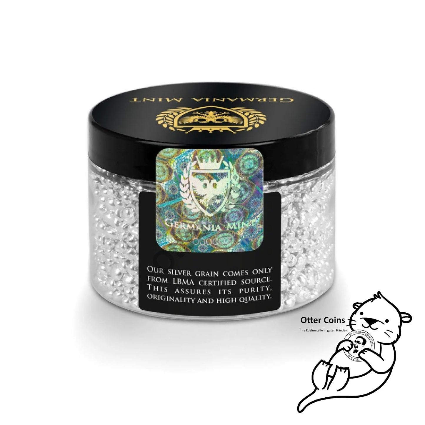 Silber Granulat in 50 Gramm Tütchen 80ct/gr