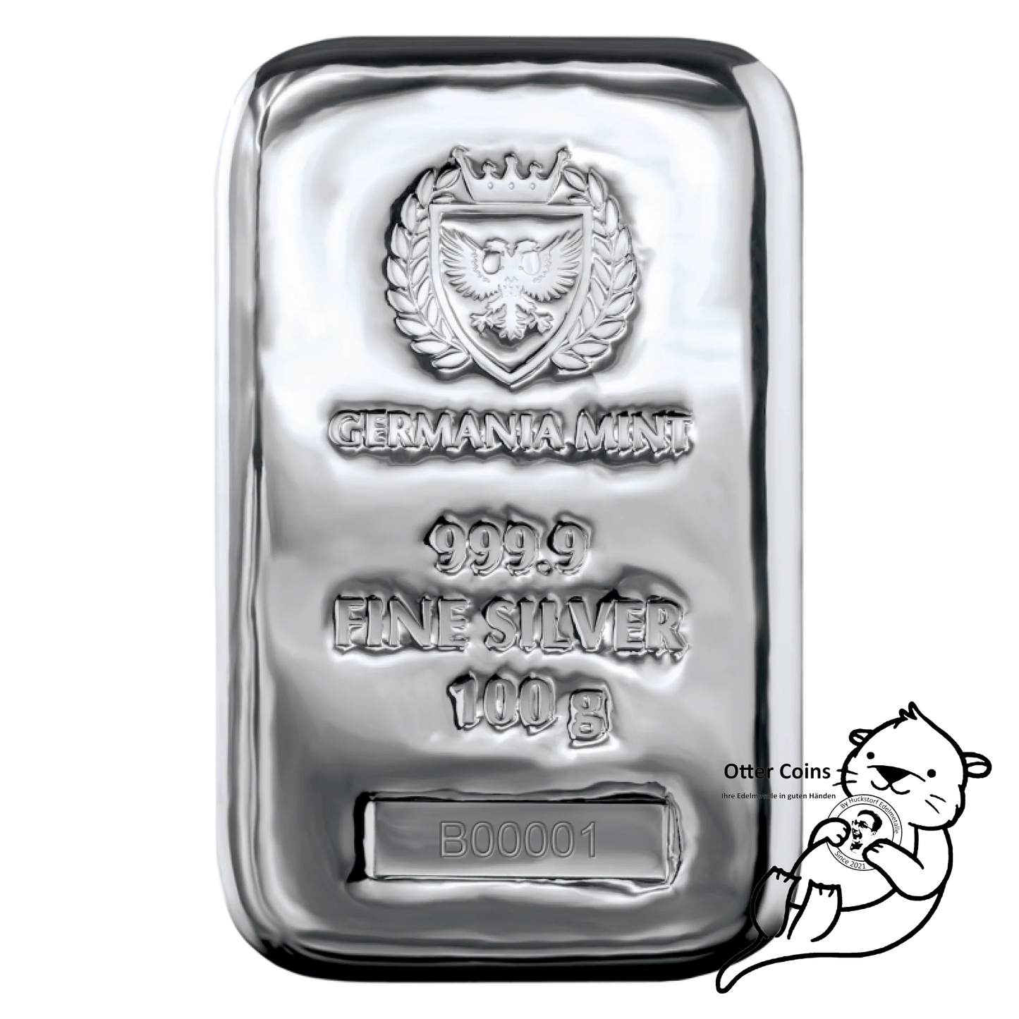 Germania Mint - 100 g Ag999.9 Silberbarren