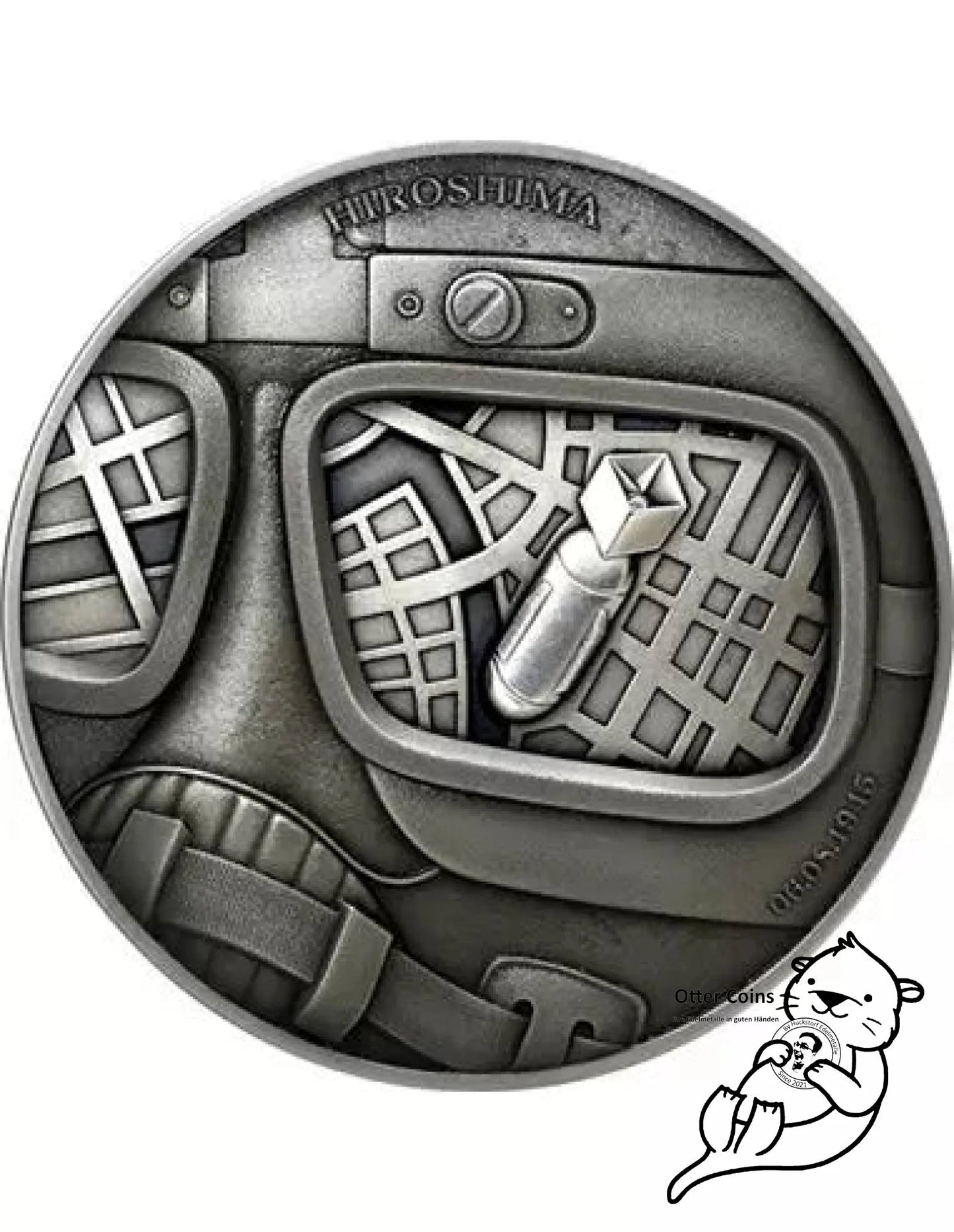 Hiroshima Human Tragedies 2oz Silbermünze 2022