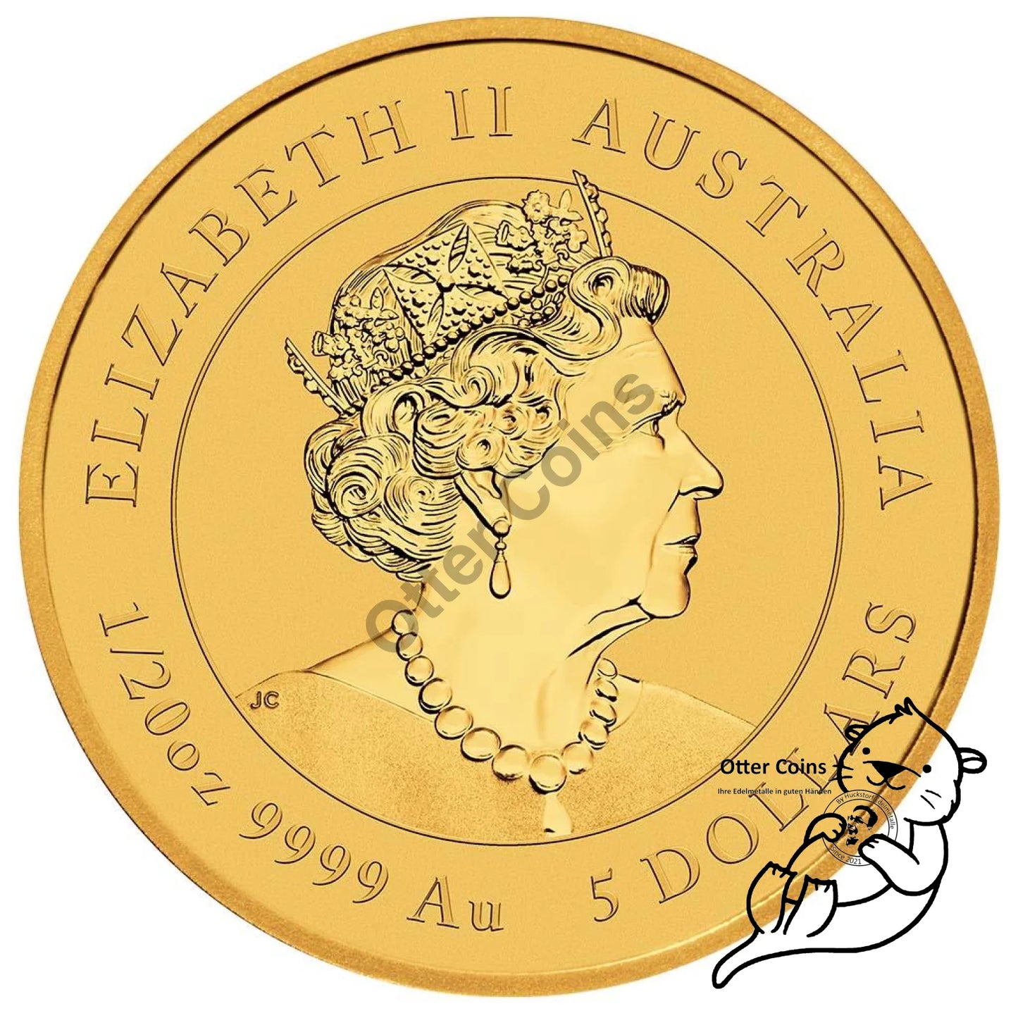 1/20 oz Goldmünze Australien Lunar III Tiger 2022**