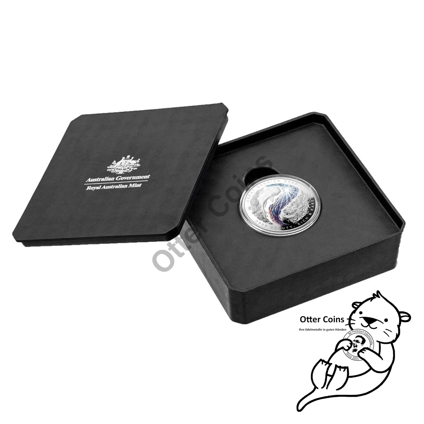 Great Barrier Reef Beauty Rich Rare 2022 1oz Silbermünze*