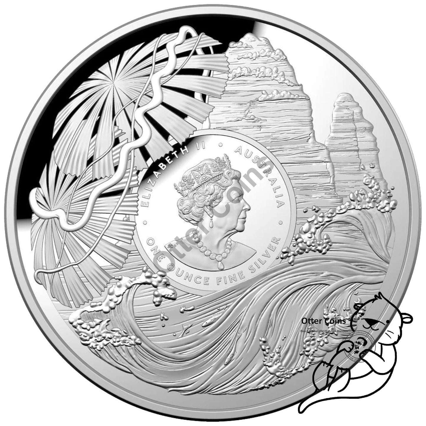 Great Barrier Reef Beauty Rich Rare 2022 1oz Silbermünze*