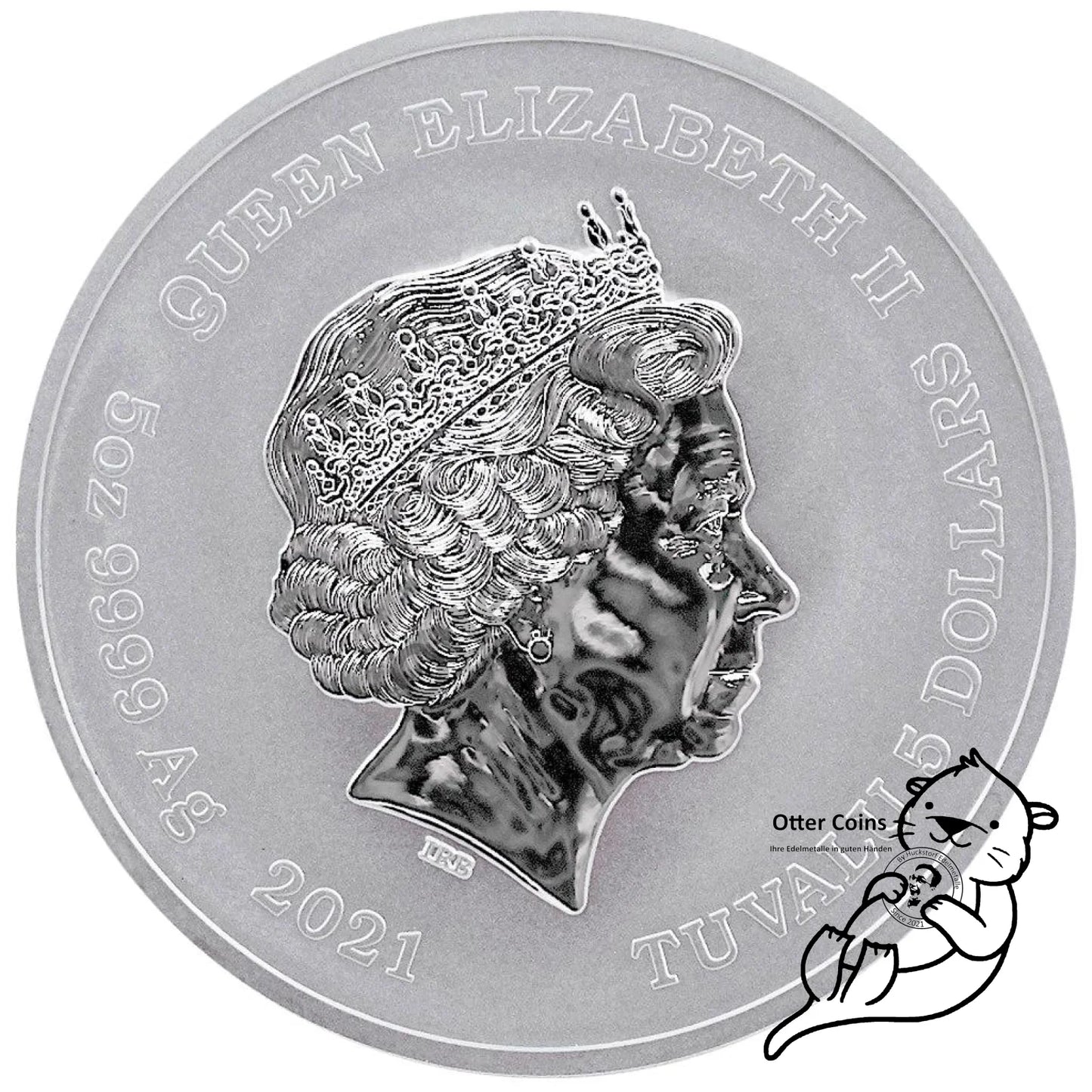 Gods of Olympus Zeus Silbermünze 5oz 2021*