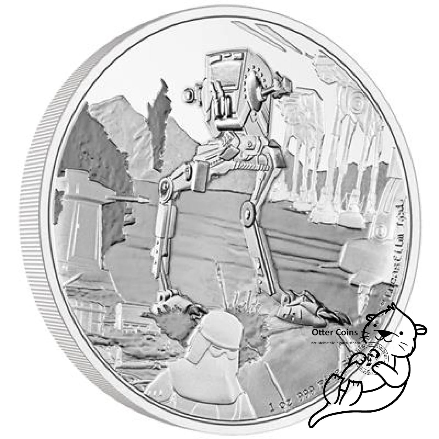STAR WARS AT - ST WALKER 1 Oz Silbermünze 2022*