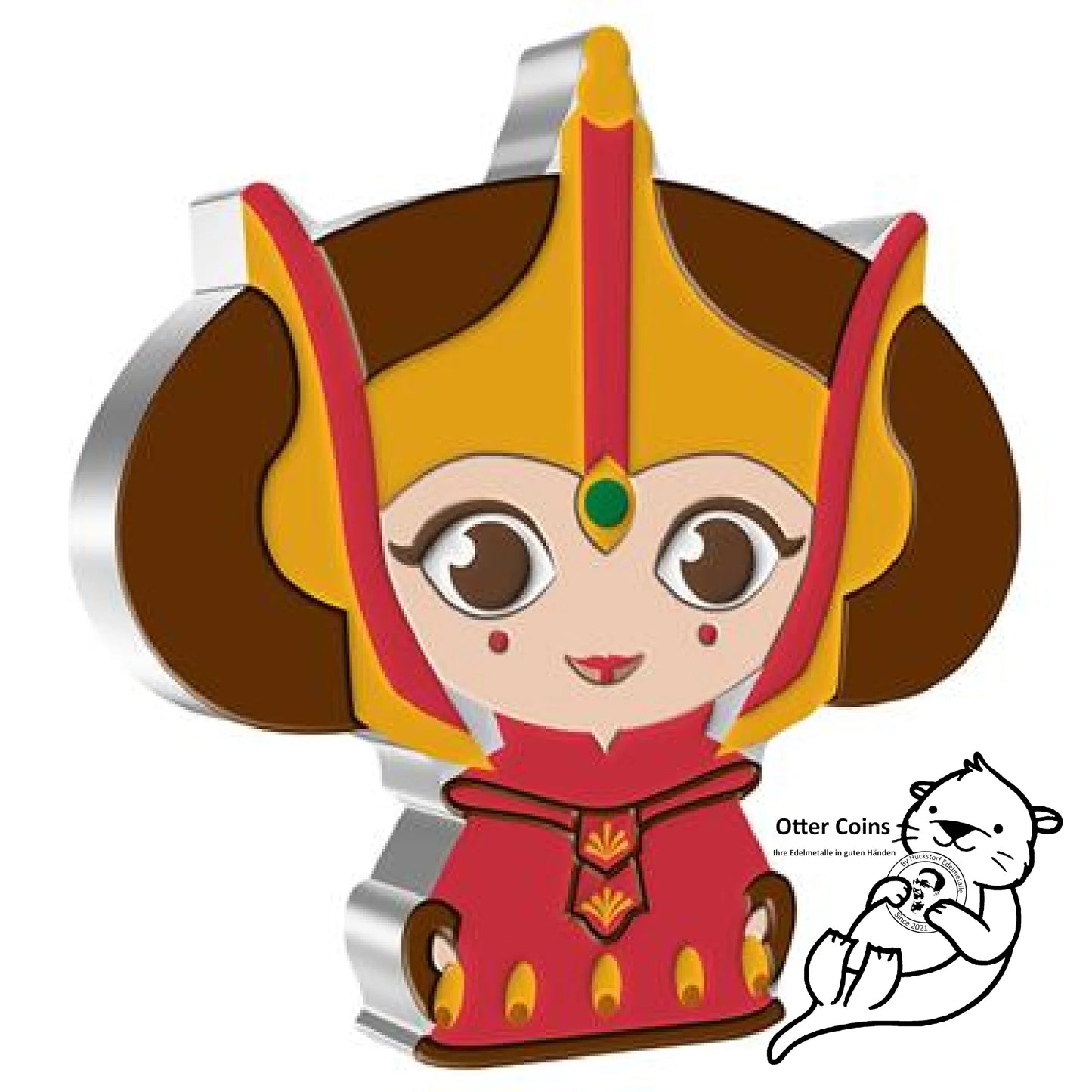 Padme Amidala - 1 Oz. Silbermünze Star Wars