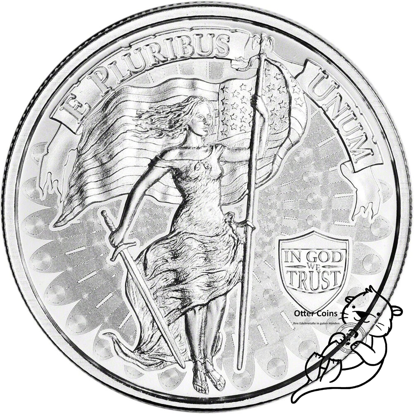 ``Unity Design´´ Cut Saw Mint 1oz Silbermünze