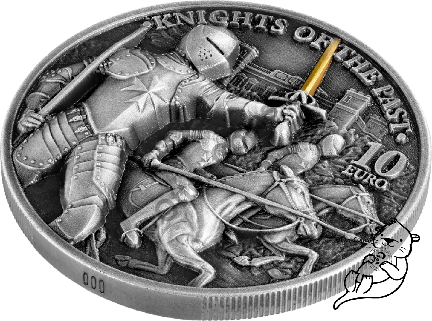 Knights of the Past Malteser Ritter 2 oz 2021 Silber HR