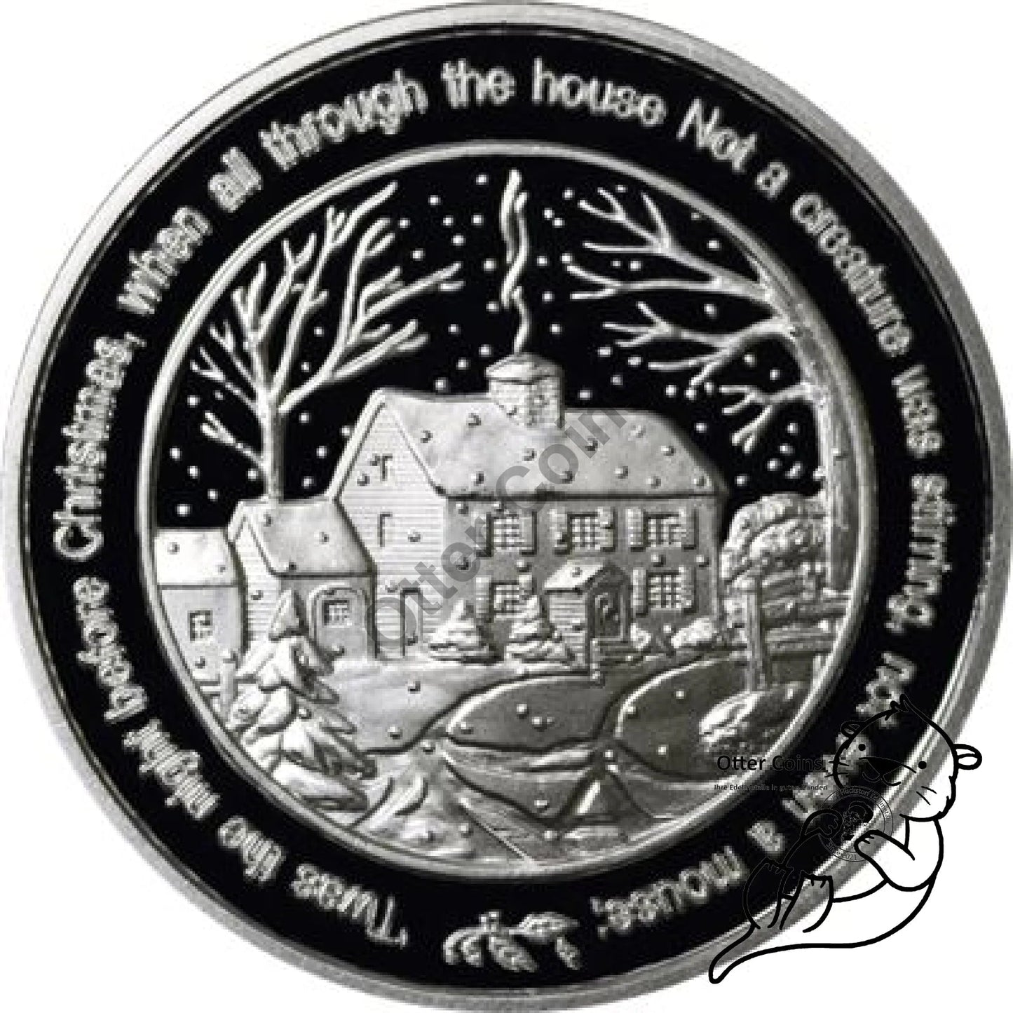 Twas the Night before Christmas 1oz Silbermünze** inkl.