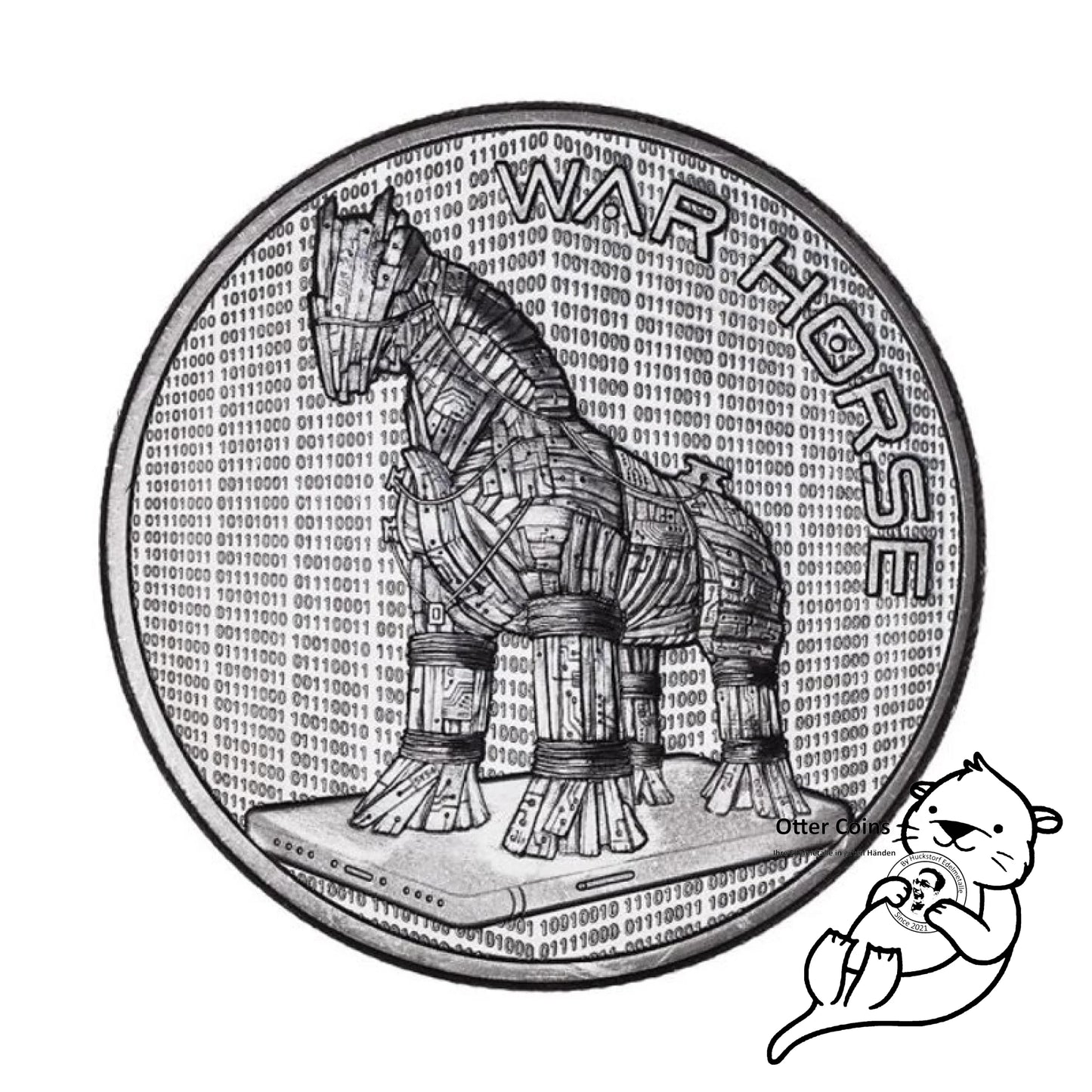 2 oz Silbermünze The Awakening Series - War Horse Ag999.9