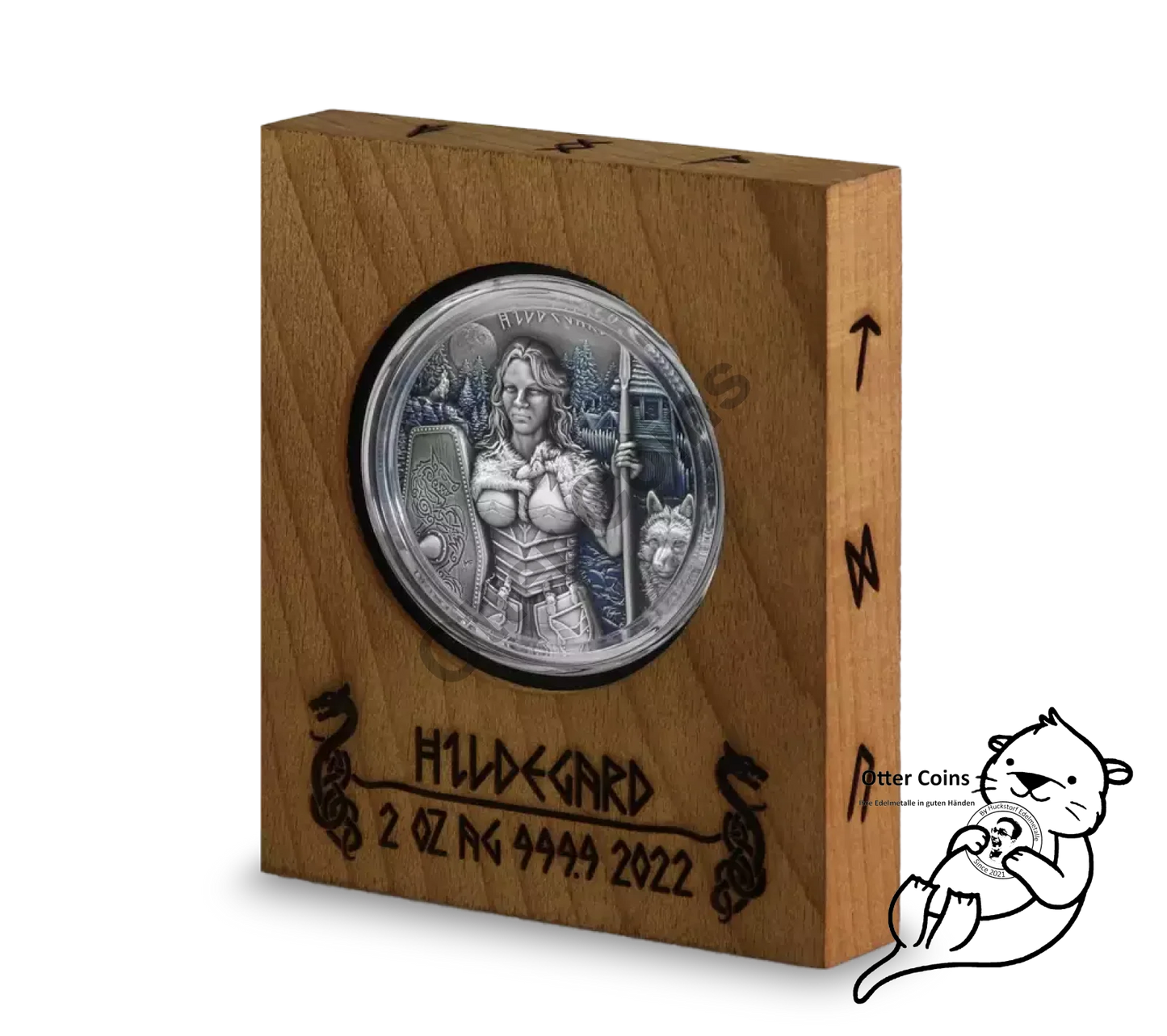 Hildegard 2022 2oz Silbermünze
