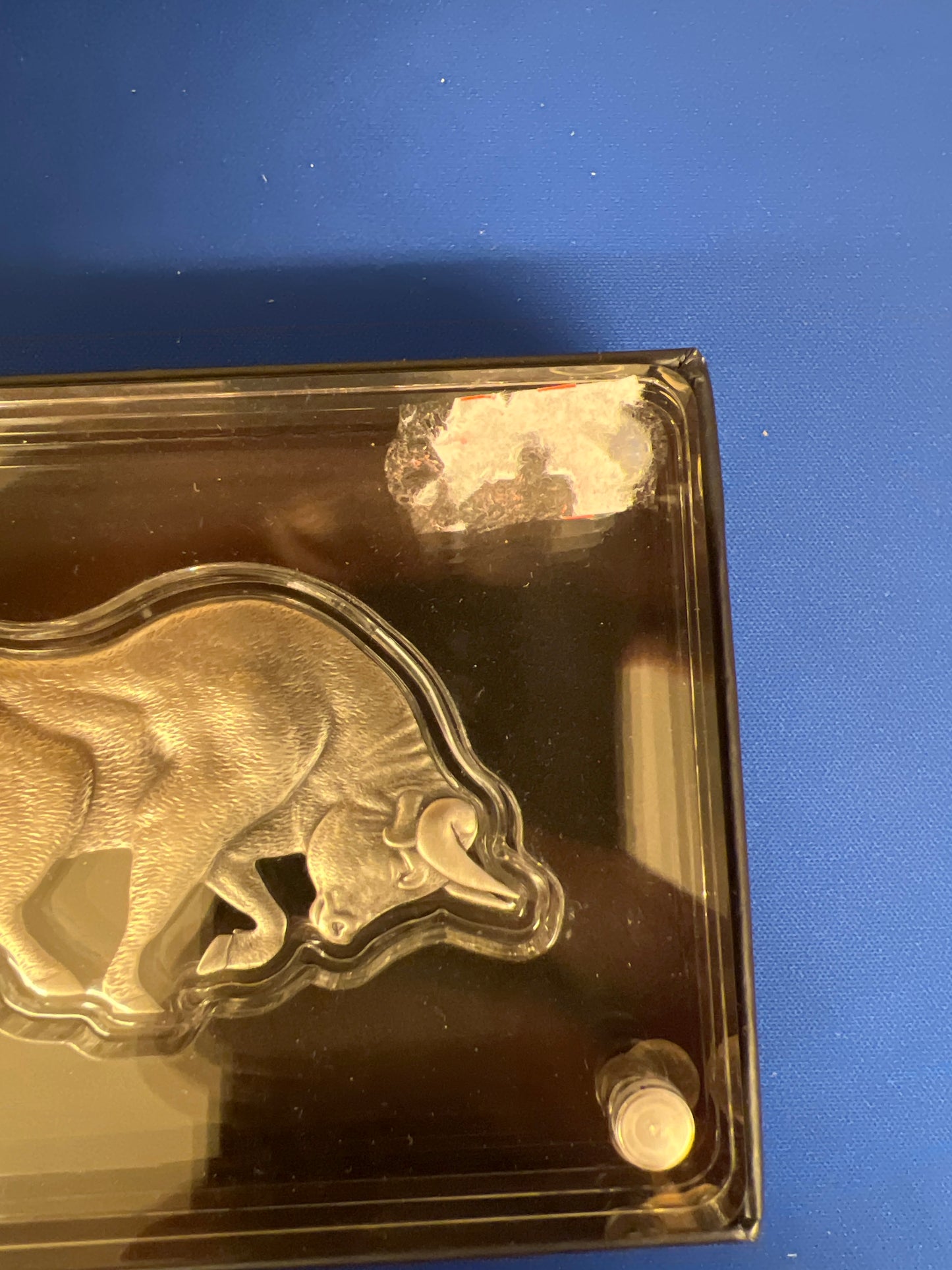Chad 1 oz Silber Bull Shaped Antik High Relief Coin 2021* AUSSTELLERSTÜCK