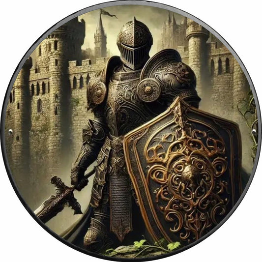 USA ASE Knights of Honour Defender of the Crown Color 1oz Silber 2024*