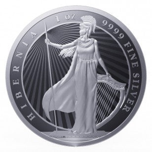 2023 1oz $2 NZD Niue Hibernia Silbermünze BU*