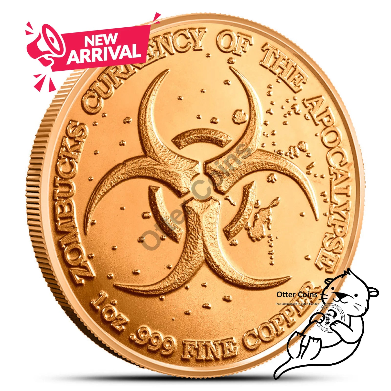 1oz Kupfer Zombucks World Kookaburied Round