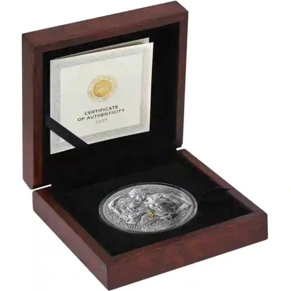 2023 Cameroon 2oz Perseus & Andromeda 24K Gilded High