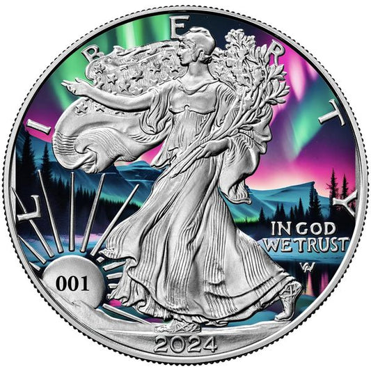 2023 USA American Eagle Northern Lights Edition 1 oz