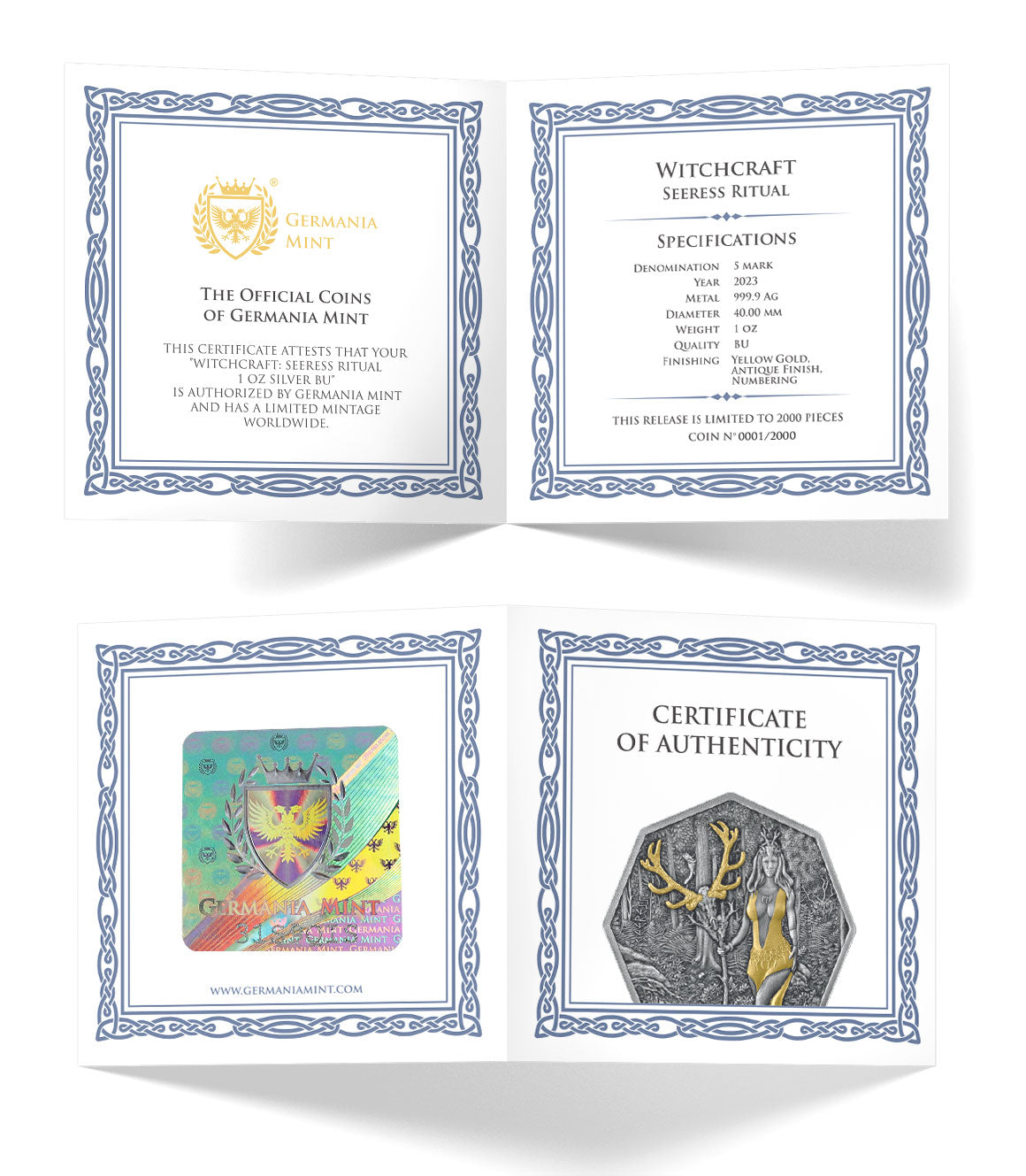 2023 WITCHCRAFT: SEERESS 1 OZ SILBER ANTIK