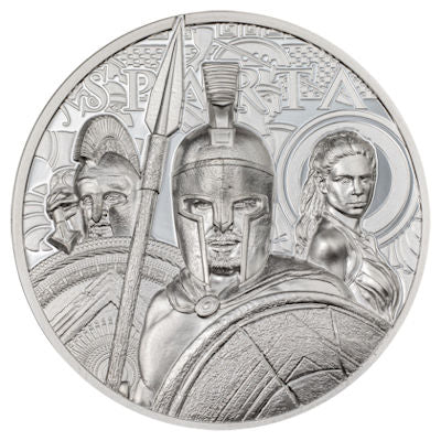 5 CID Sparta 2023 Silber Ultra High Relief
