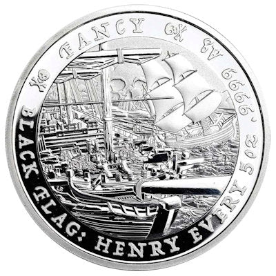 5 oz Silbermünze Black Flag - The Fancy 2023*