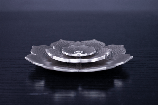 8oz Silberstacker Lotus Flower Set