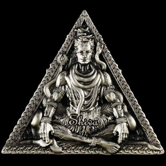 Cameroon Shiva 2025, HR, Shaped, Antik 3oz Silbermünze*