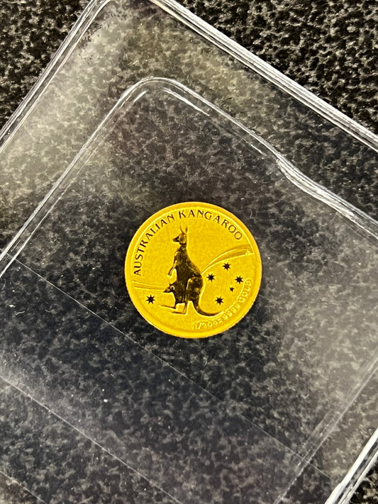 Australien Känguru 2009 1/20 Oz Gold** ohne Kapsel