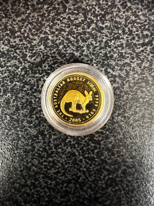 Australien Känguru 2005 1/20 Oz Gold** Proof