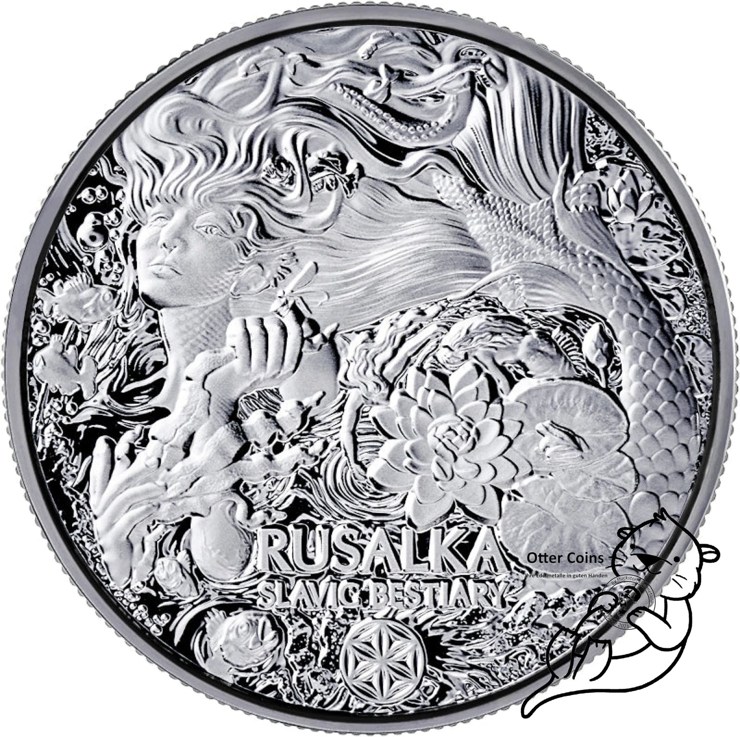Slavik Bestiary Rusalka 1oz Silbermünze 999 2023*