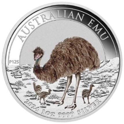 Australian EMU 2024 Color Silbermünze*