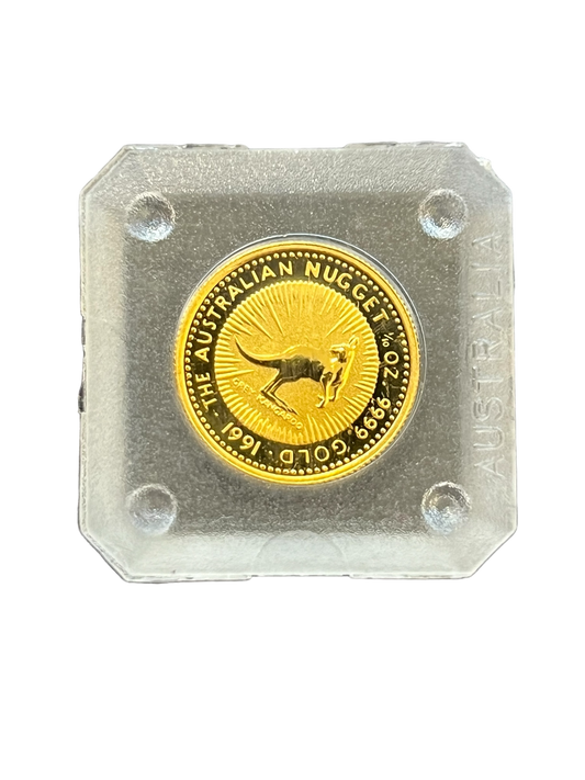 Australien Känguru 1991 1/10 Oz Gold**