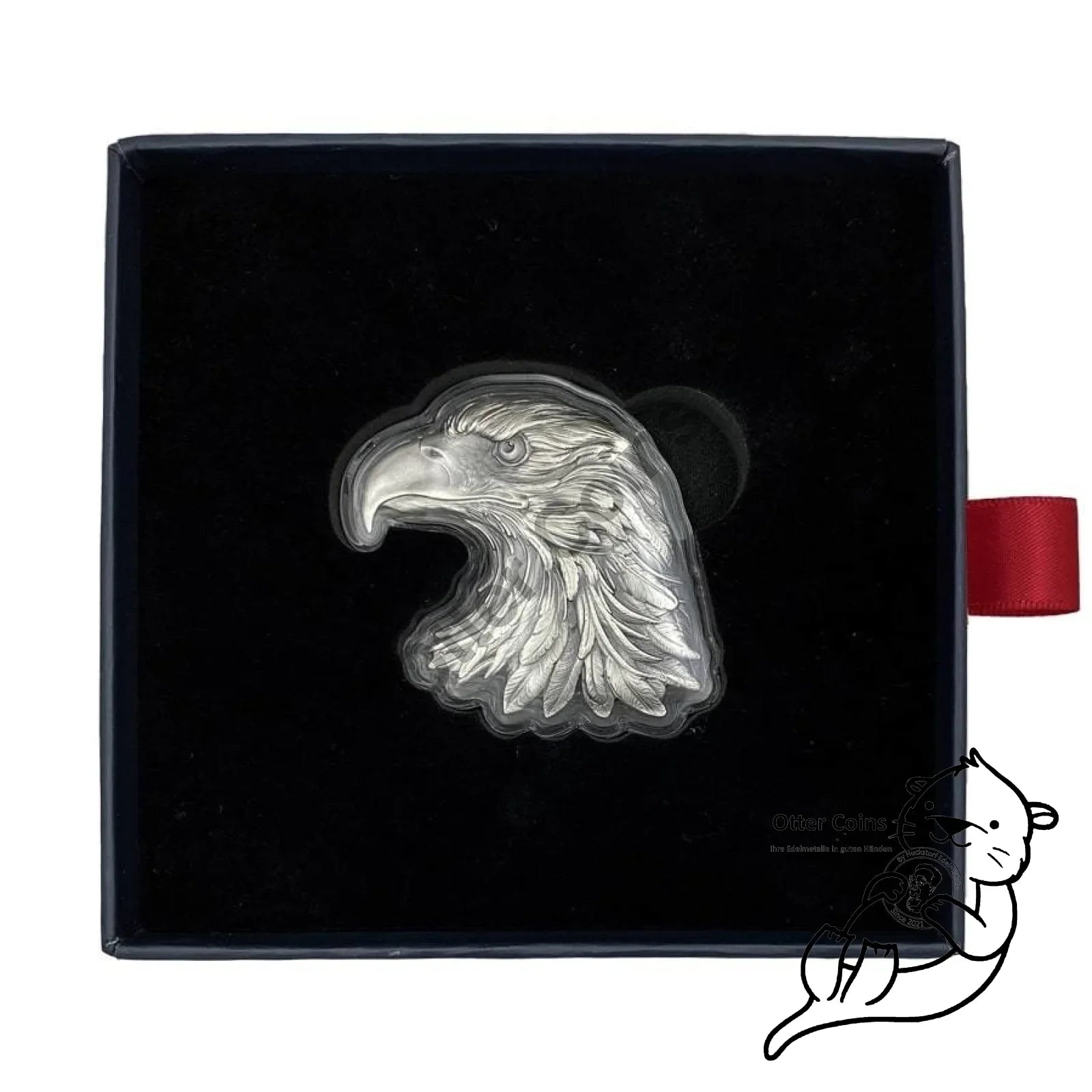 2022 Chad 1 Oz American Eagle Shaped High Relief