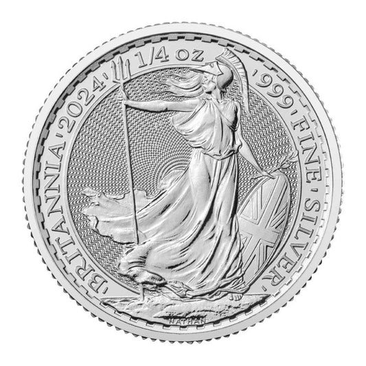 Britannia 2024 King Charles III 1/4 oz Silber*