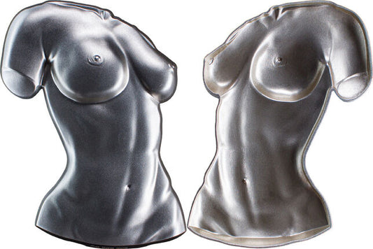 Female Torso Silver Stacker 2 Oz