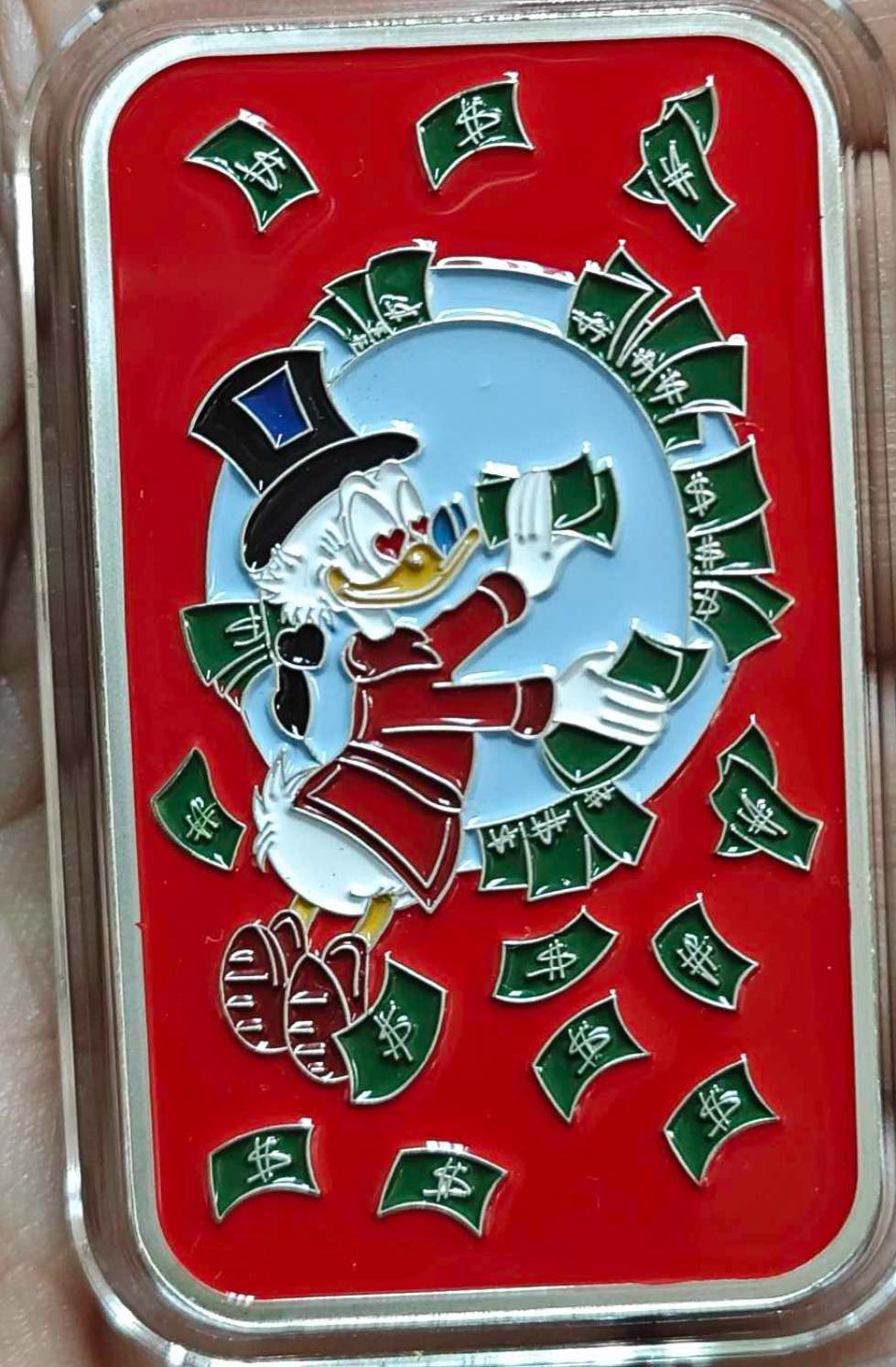 For the LOVE of MONEY 1oz Silver Art Bar (150 mintage)
