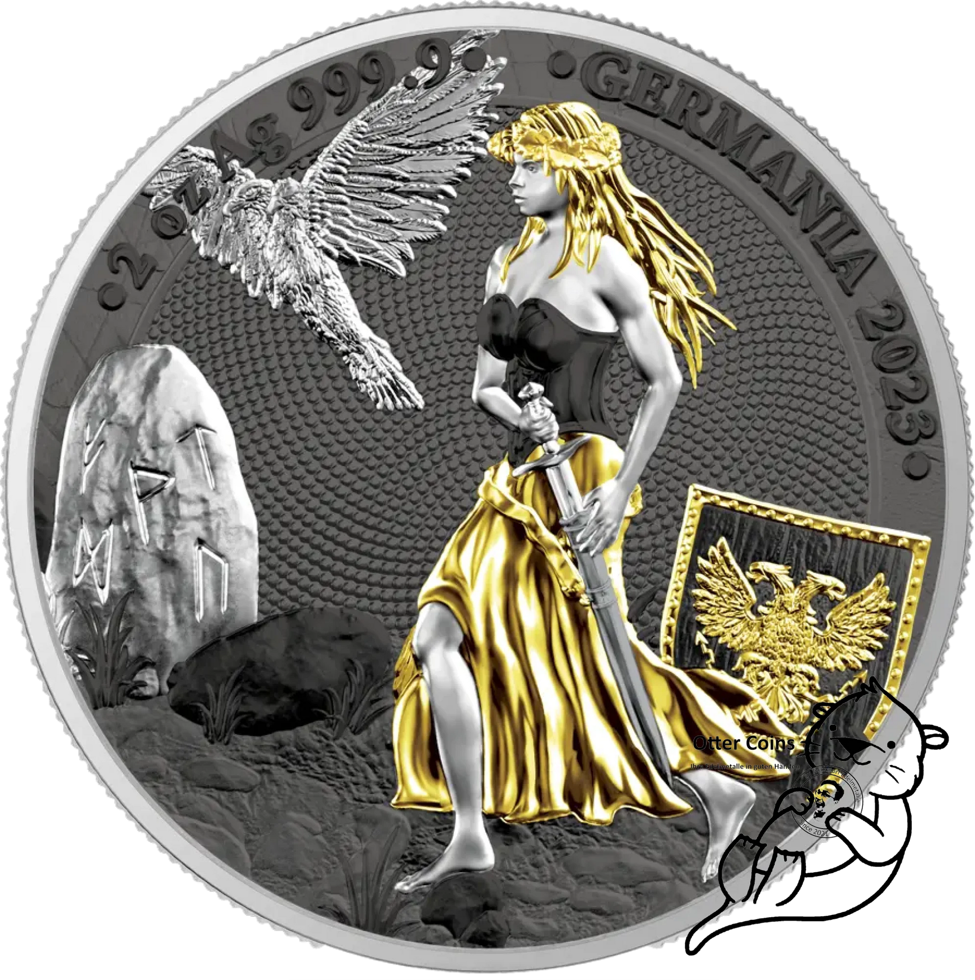 Germania 2023 2oz Silbermünze ANA Edition