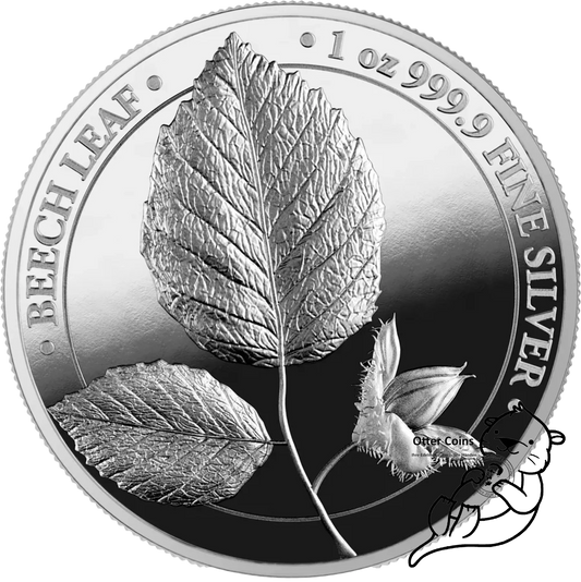 Germania Mint Buchen Leaf 1 Oz Silbermünze 2023 Proof