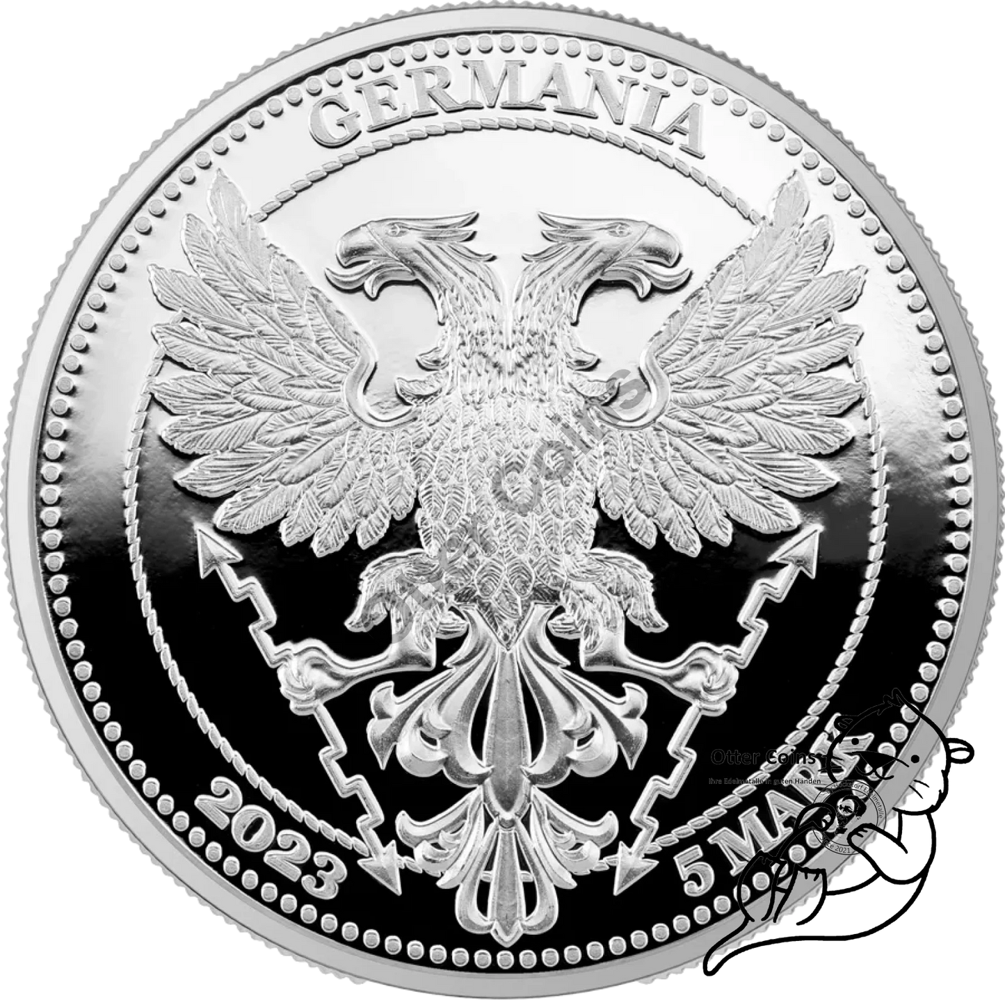 Germania Mint Buchen Leaf 1 Oz Silbermünze 2023 Proof