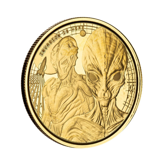 Ghana Alien 1/10 Oz Goldmünze 2023**