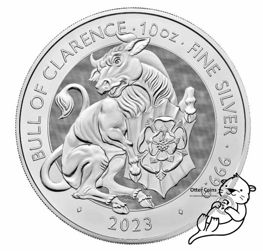 Black Bull of Clarence 10 Oz Silbermünze 2023*
