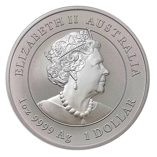 Hologram 1 oz Silbermünze Australien Lunar III Hase 2023*