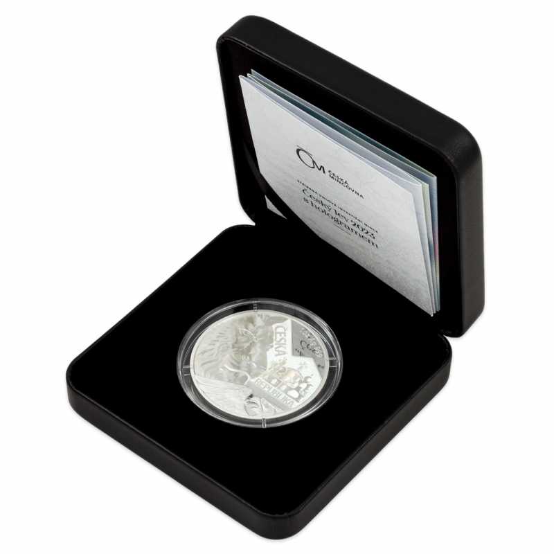 Hologram Proof Czech Lion 2023 1 oz Silbermünze