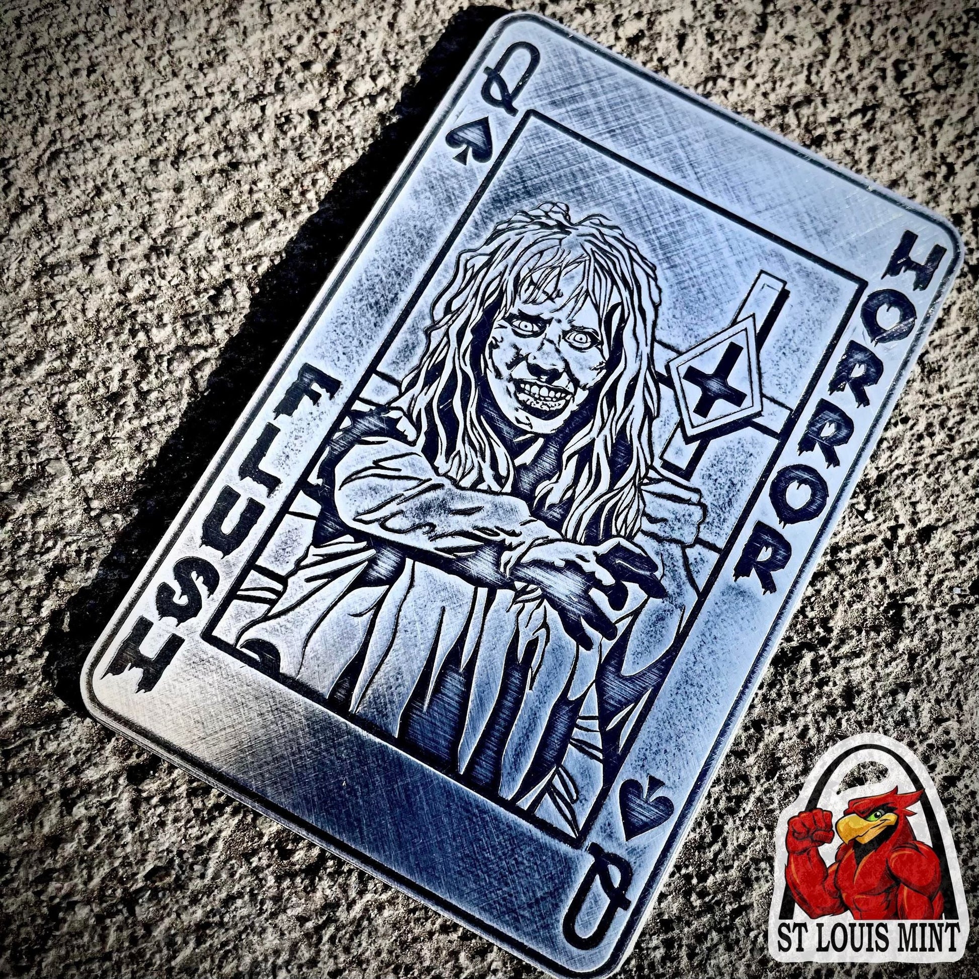 Horror Flush Series #3 - Exorcist 1 oz credit card silver