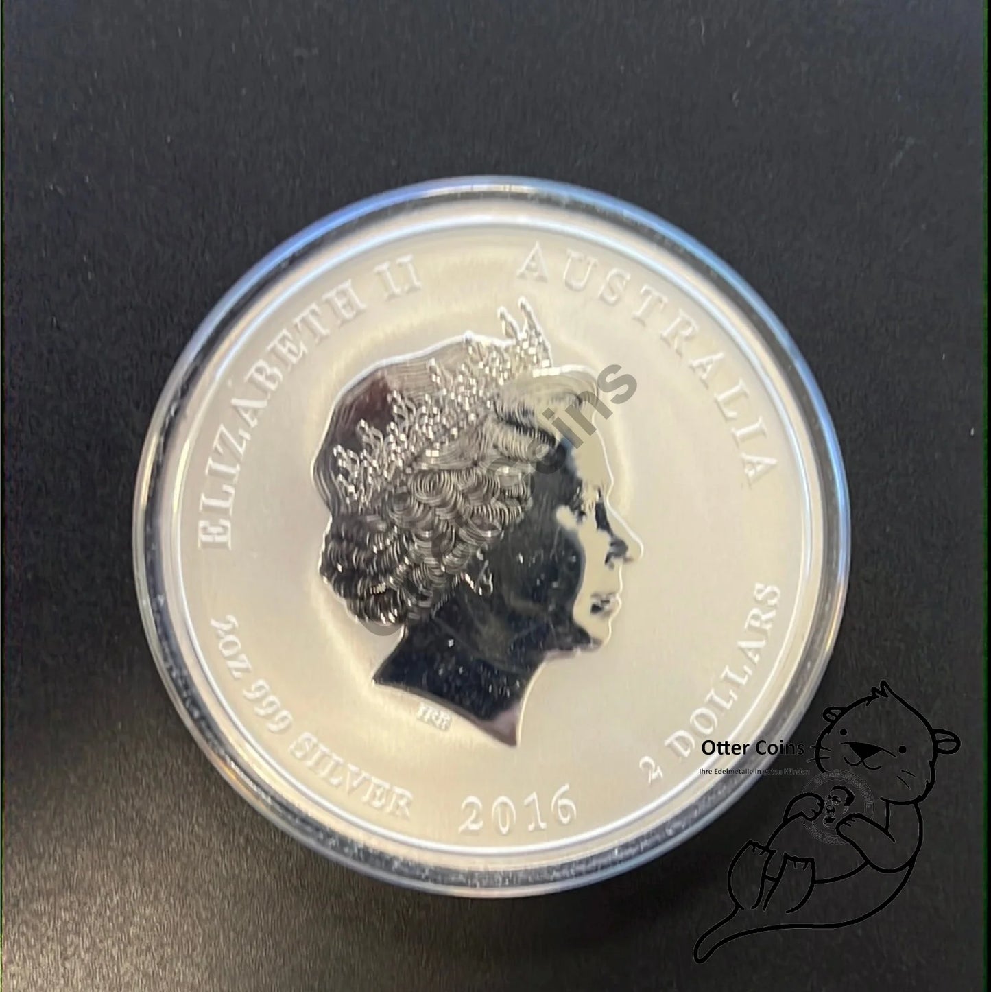 2 oz Silbermünze Australien Lunar II Affe 2016*