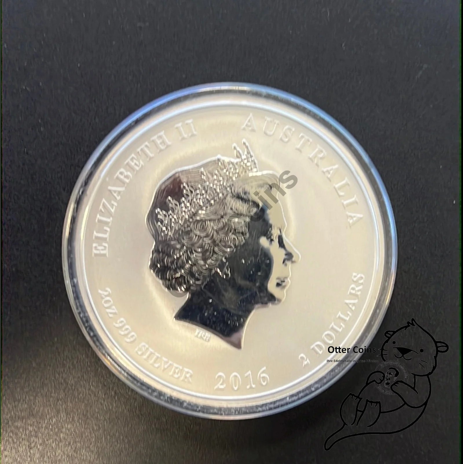 2 oz Silbermünze Australien Lunar II Affe 2016*