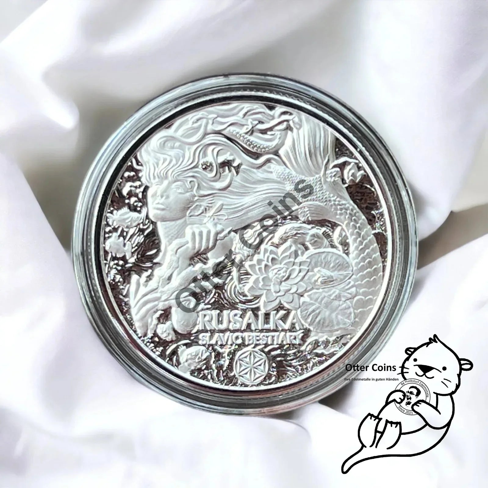 Slavik Bestiary Rusalka 1oz Silbermünze 999 2023*